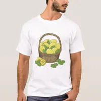 Lemons in a basket  T-Shirt