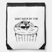 Goblincore Dont Harsh My Vibe Classic Drawstring Bag