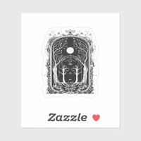 Goblincore Fantasy Gate To  Classic Sticker