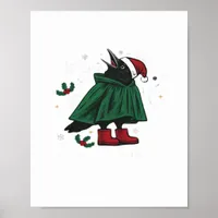 Merry F Caw F Funny Graphic Style Poster