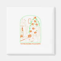 Tis The Season To Be Creepy Halloween Magnet