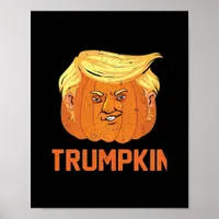 Halloween Pumpkins Funny Trumpkin Poster