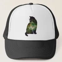 Space Cat Trucker Hat