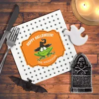 Hoppy Halloween Frog ID221 Napkins