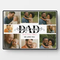 Best Father Ever personalized photo collage Plaque