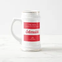 Austria Independence Day Austrian National Flag Beer Stein