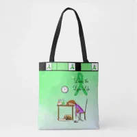 Living the Lymie Life Lyme Disease Tote Bag