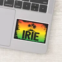 Jamaican Rastafarian IRIE Rasta Flag Colors Sticker