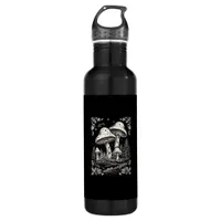 Cottagecore Aesthetic Mushroom Goblincore Mycology Stainless Steel Water Bottle