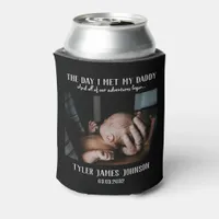 Custom Daddy Photo First Father's Day Can Cooler