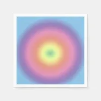 Paper Napkin - Rainbow Circle