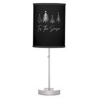 Tis The Season Christmas Retro Classic Table Lamp