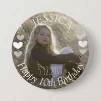 Birthday Girl Button