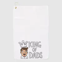 King of Dads Father's Day Golf Towel