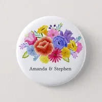 Mexican Fiesta Wedding Button