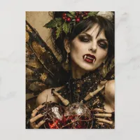 Christmas Vampire Postcard