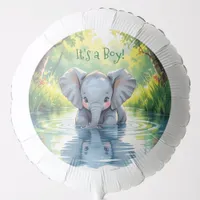 Baby Elephant Themed Baby Shower Balloon