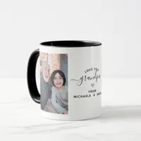 Modern Love You Grandpa/Grampy/Other 2-Photo Mug