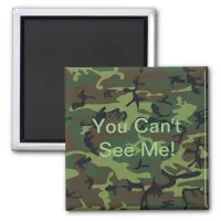 Military Green Camouflage Magnet