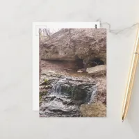 waterfall in Burlington, Iowa Postcard