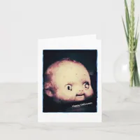 Creepy Doll Halloween Card