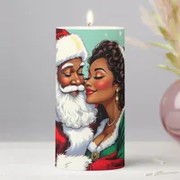 Mr and Mrs Clause Sweet Christmas  Pillar Candle