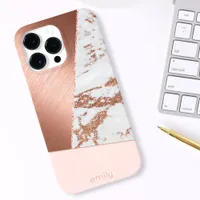 Modern Abstract Rose Gold Multi iPhone / iPad case