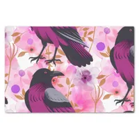 Watercolor Flowers Floral Raven Botanicals Tissue Paper
