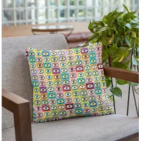 Eyes all seeing sight good looking zany quirky  throw pillow