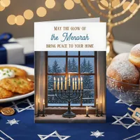 Happy Hanukkah | May the Glow of the Menorah  Card