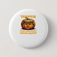Halloween Trumpkin Make Halloween Great Again Button