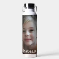 Personalized Name and Photo Water Bottle