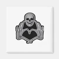 Skeleton Heart Hands  Classic Magnet