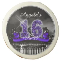 City Lights Sweet Sixteen Purple ID119 Sugar Cookie