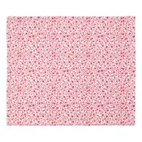 Red and Pink Cute Confetti Hearts Pattern King Duvet Cover