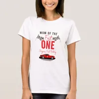 Fast One Race Car Boy 1st Birthday Party T-Shirt