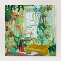 Beautiful Boho Living Room  Jigsaw Puzzle