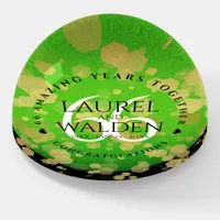 Elegant 66th Titanite Wedding Anniversary Paperweight