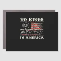 No Kings In America United States Independence Cla Car Magnet