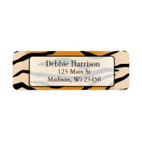 Personalized Tiger Stripes Return Address Labels