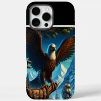 Eagle's Watch Over Distant Ships iPhone 16 Pro Max Case