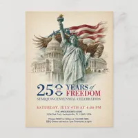 Vintage America Semiquincentennial USA 250 Invite