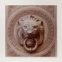 Puzzle - Lion Head Door Knocker