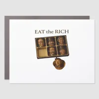 Eat The Rich Classic Car Magnet