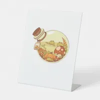 Fall Potion With Froggies Classic Pedestal Sign