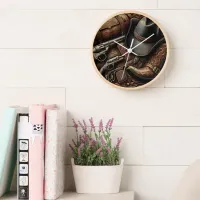 Wild West Treasures Clock