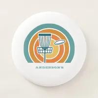 Colorful Retro Disc Golf