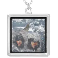 Native Spirit in Alaska Silver Plated Necklace