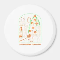 Tis The Season To Be Creepy Halloween Magnet