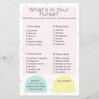 What’s in Your Purse? Bridal or Baby Shower Game 